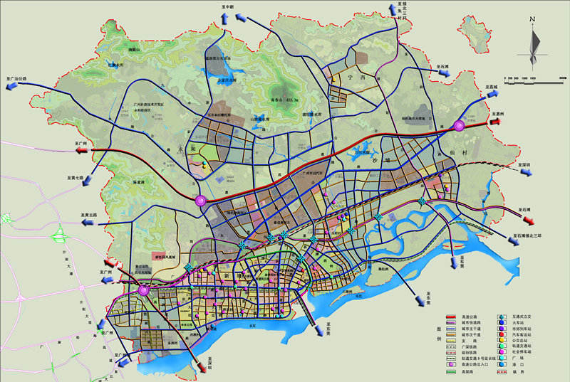 广州增城市新塘镇总体规划(2005-2020)