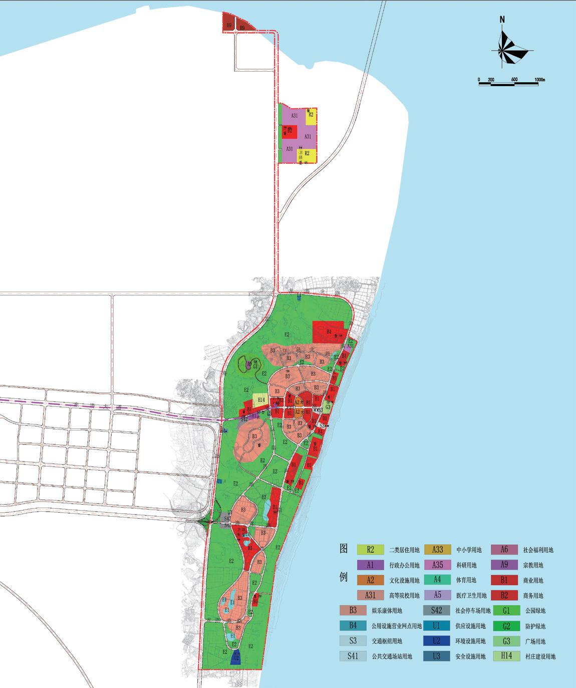 湛江市东海岛龙海天等六个片区控制性详细规划