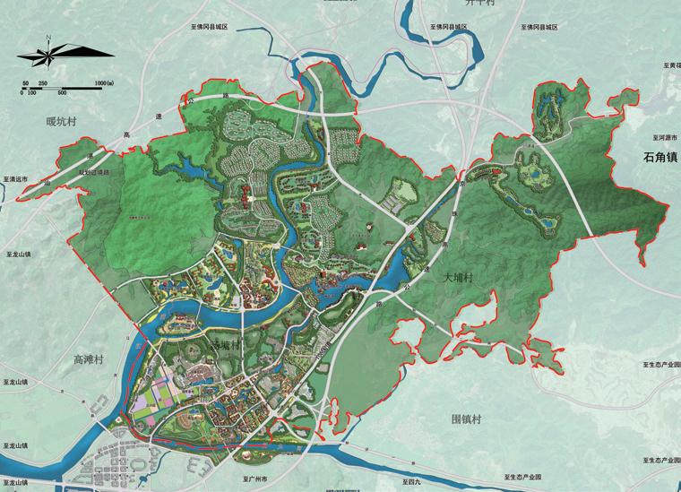 清远市佛冈县汤塘温泉小镇概念规划暨重点地段城市设计