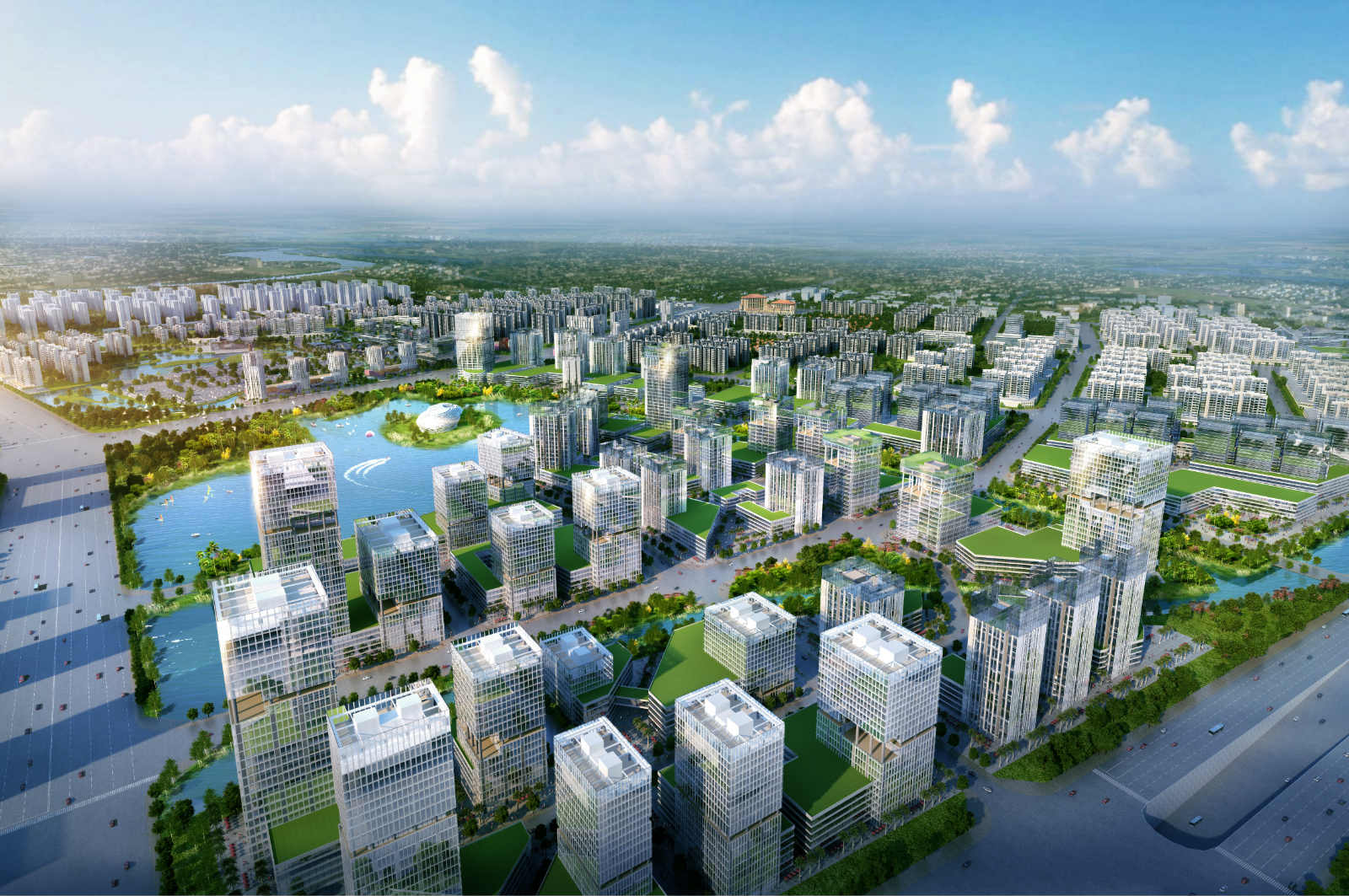 江门市珠西枢纽新城概念规划