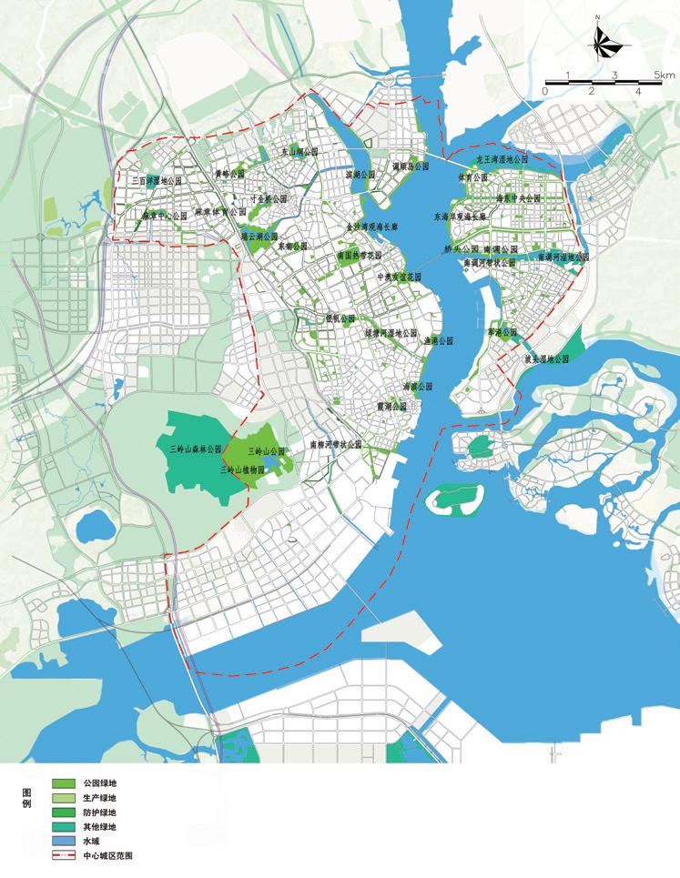 湛江市城市绿地系统专项规划修编(2014—2020)