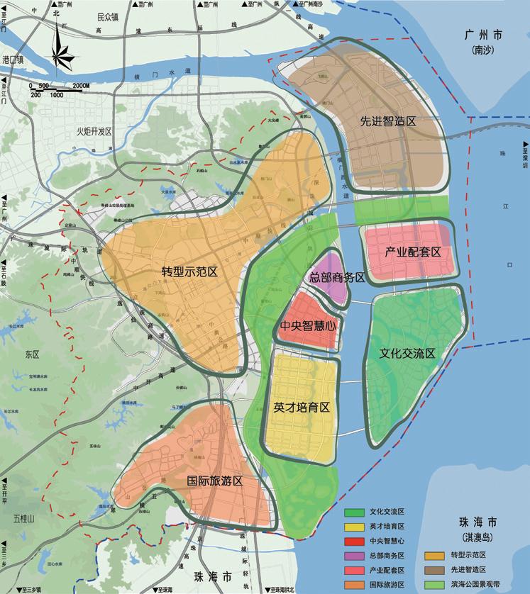 翠亨新区地图图片